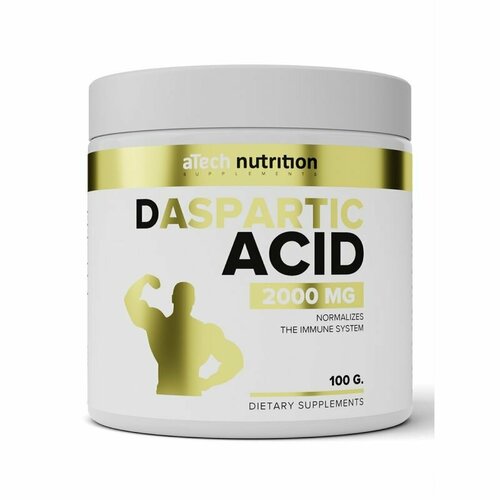 Д-аспарагиновая кислота D-Aspartic Acid 2000 мг aTech Nutrition, 100 г