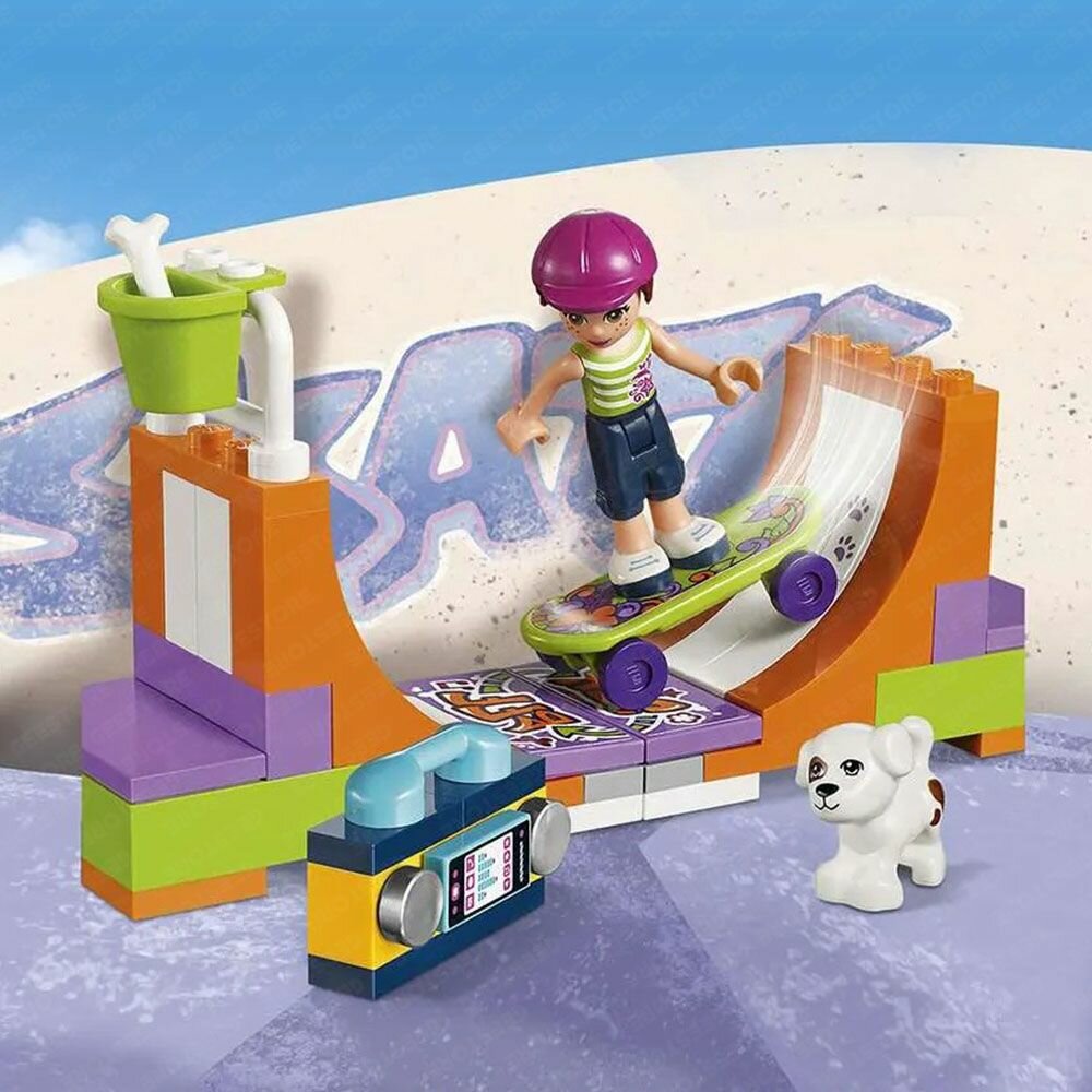 Конструктор Френдс Скейт-парк, конструктор для девочек — фото 1