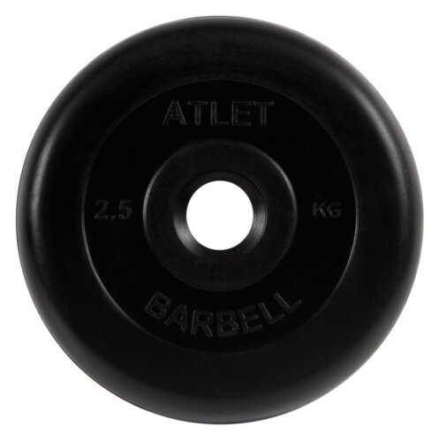 Диск MB Barbell «Атлет», 31 мм, 2.5 кг (MB-AtletB31-2,5), для штанги