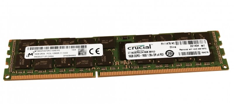 Оперативная память Crucial CT8G3ERSLS4160B DDRIII 8Gb