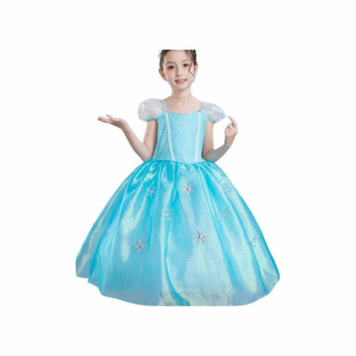 фото Платье детское карнавальное принцесса эльза, размер 104-110 не определен