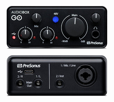 Аудиоинтерфейсы для домашней студии PreSonus AudioBox GO