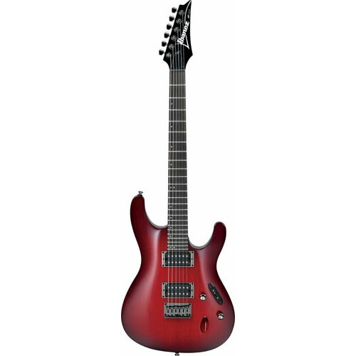 Электрогитара IBANEZ S521-BBS, цвет тёмно-красный санбёрст