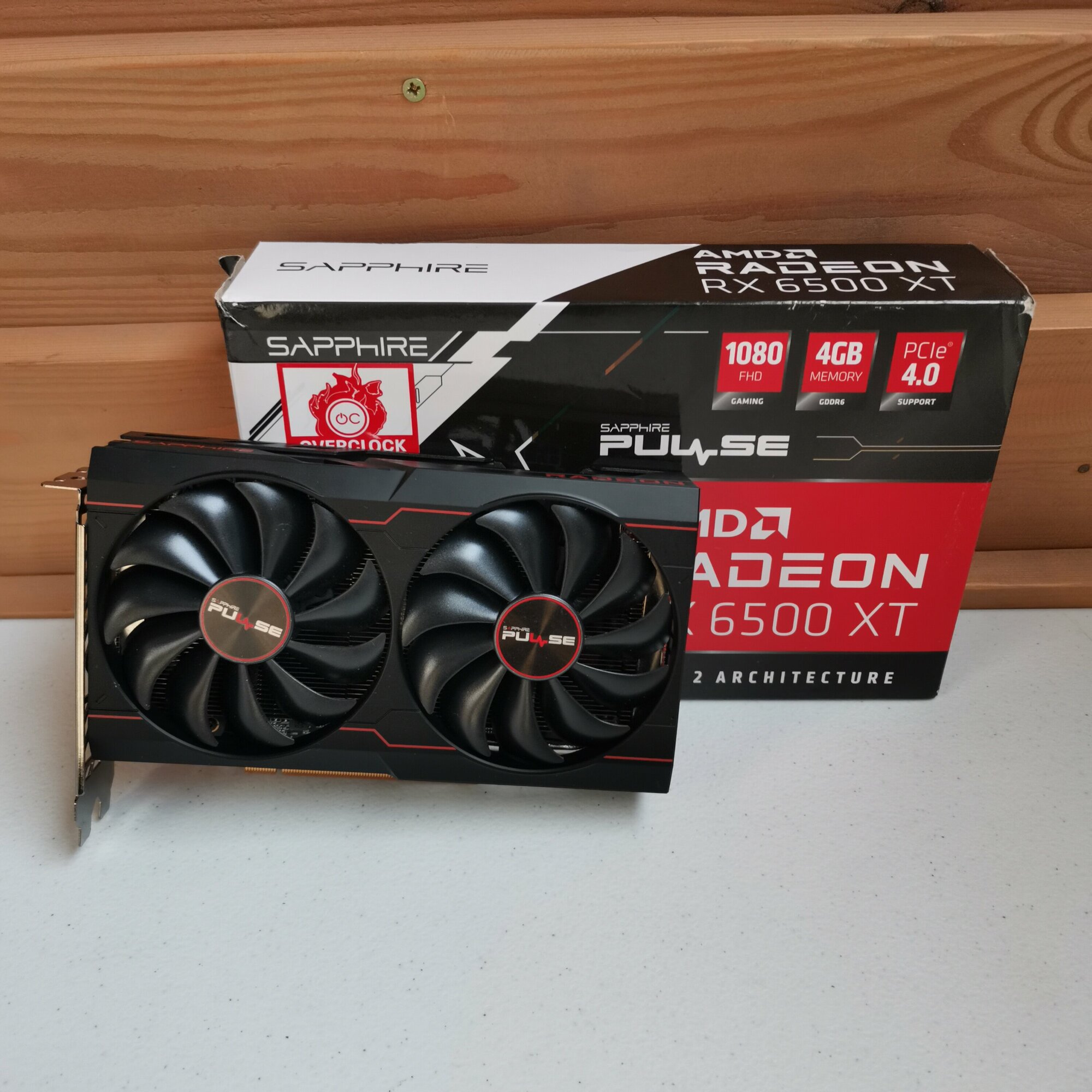 Видеокарта Sapphire PULSE Radeon RX 6500 XT 4Gb 11314-01-20G