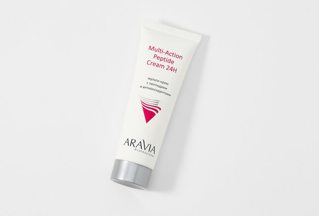 Aravia professional Мульти-крем с пептидами и антиоксидантным комплексом для лица Multi-Action Peptide Cream, 50 мл (Aravia professional, ) - фото №8