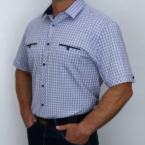 фото Рубашка westcolor, размер 7xl, мультиколор