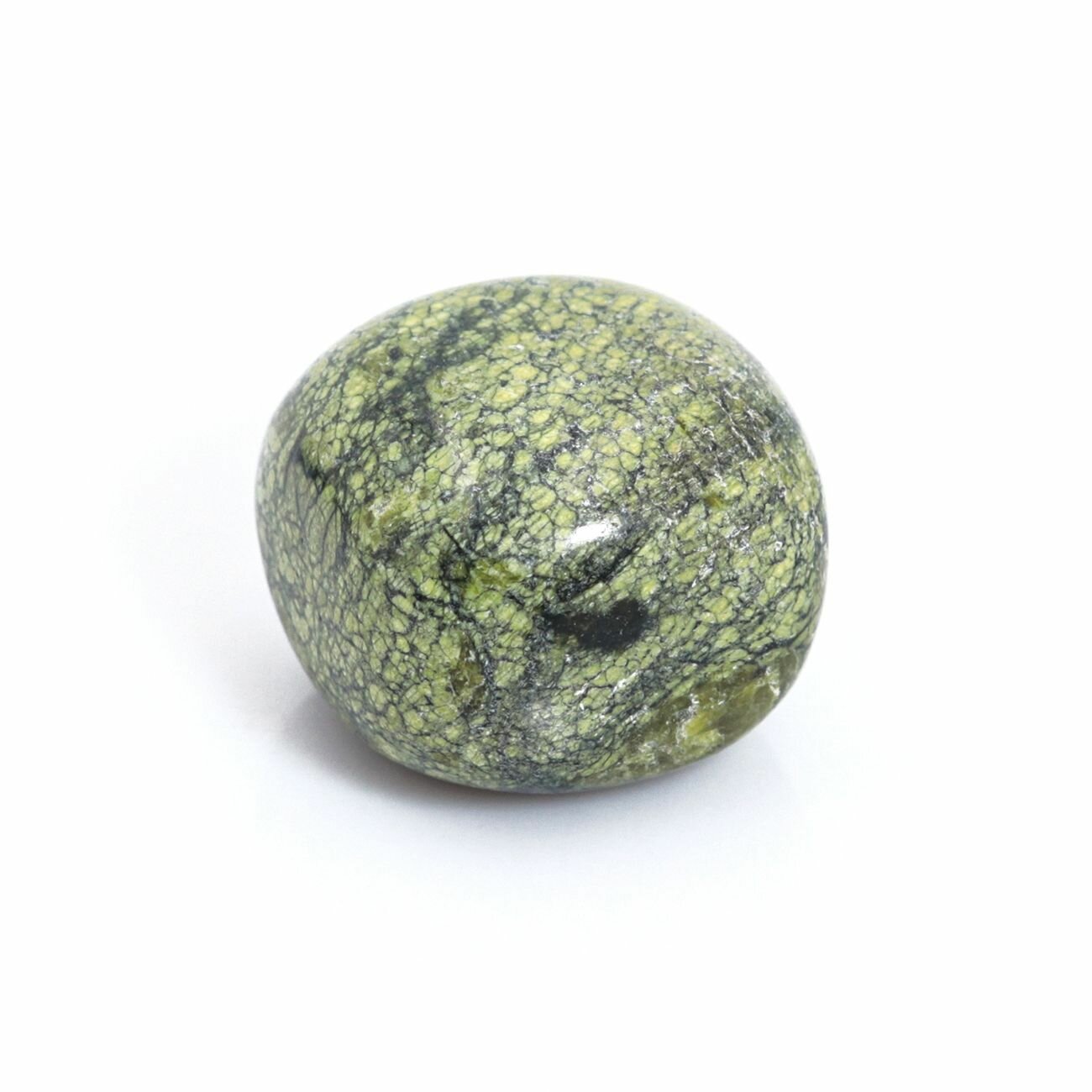 Камень натуральный "Змеевик", галтовка (10-15 г, 20-25 мм)