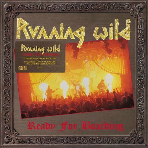 RUNNING WILD Ready for Boarding, 2LP (Limited Edition, Reissue, Remastered, Orange Vinyl) running wild masquerade 2lp reissue remastered 180 gram pressing vinyl