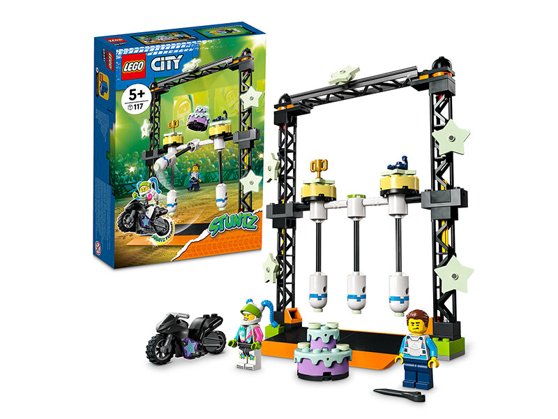 Конструктор Lego City Stuntz Испытание нокдаун 117 дет. 60341