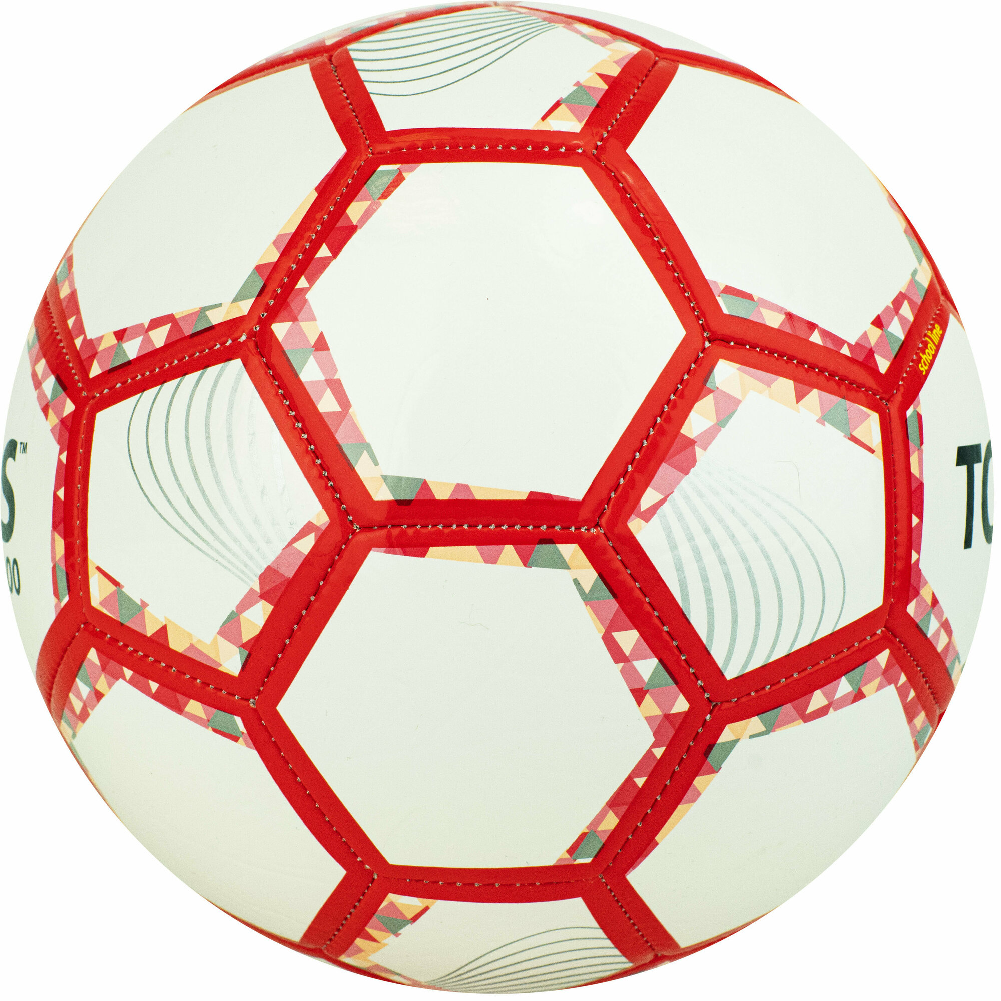 Мяч футб. Torres BM 300 р.5 для газона 490гр белый/красный (F320745) - фото №3