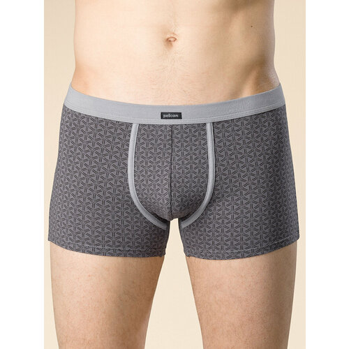 фото Трусы pelican из хлопка, размер xxl, серый