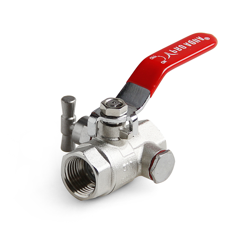 фото Кран шаровый WeCost 3/4 с дренажем и воздухоотводом