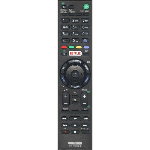 Пульт для Sony RMT-TX200E для телевизора Smart TV комплект 2 в 1 пульт pduspb rmt tx102d netflix для всех телевизоров sony smart tv защитный чехол