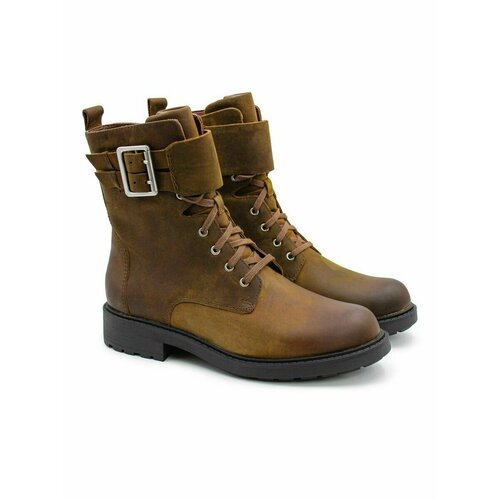 фото Ботинки clarks, размер 4d uk, коричневый