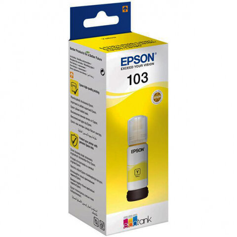 Чернила EPSON T00S44A для L3100/3101/3110/3150/3151 желтый 65 мл.