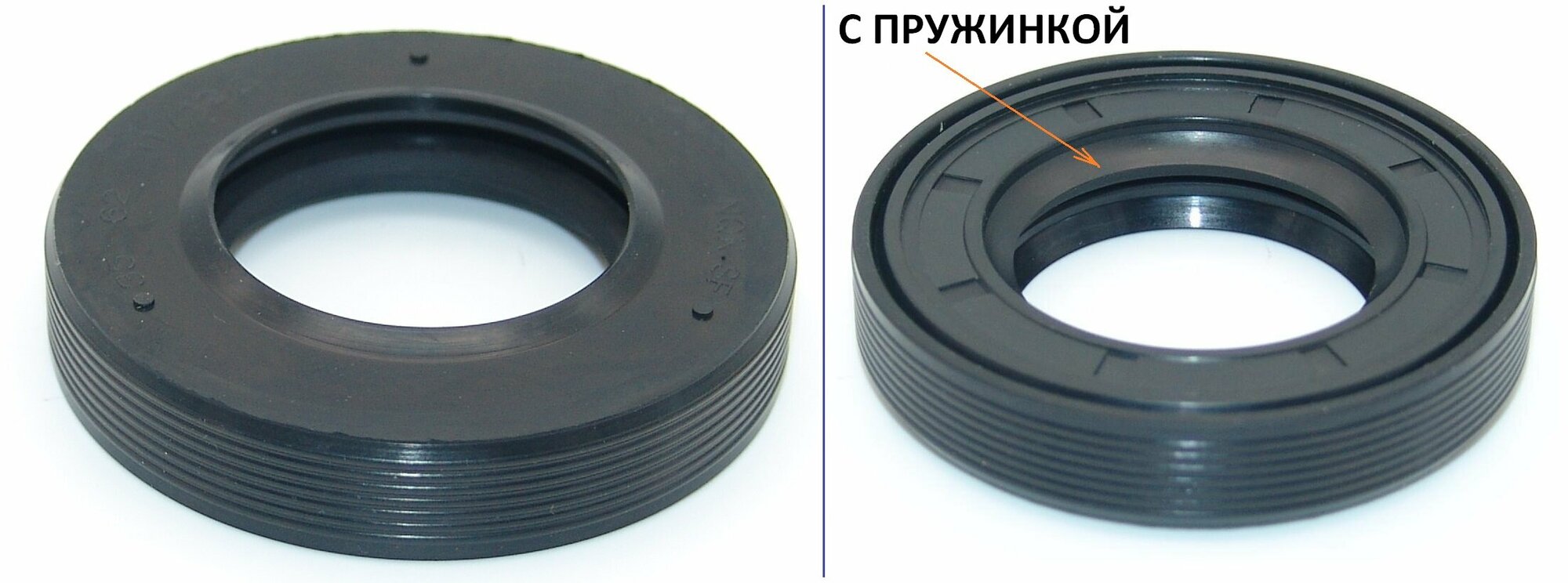 фото Сальник бака двойной для стиральной машины Electrolux (Электролюкс), Zanussi (Занусси), Aeg (Аег) 35x62x10/12,5мм CY1005