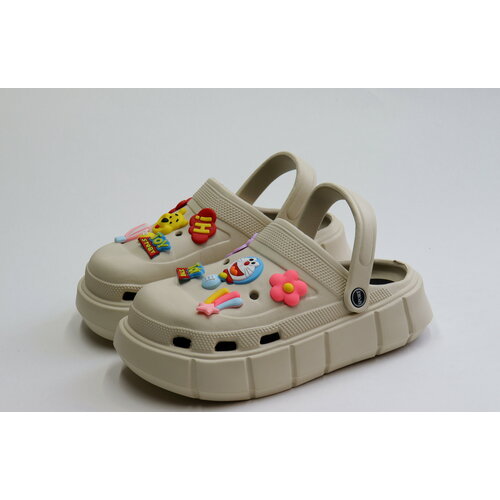 фото Пинетки sandy, размер 24/25, бежевый