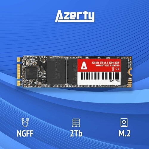 2 Тб Внутренний SSD диск Azerty M2 2280 NGFF 2TB 1442000₽