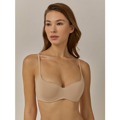 фото Бюстгальтер infinity lingerie, размер 70c, бежевый