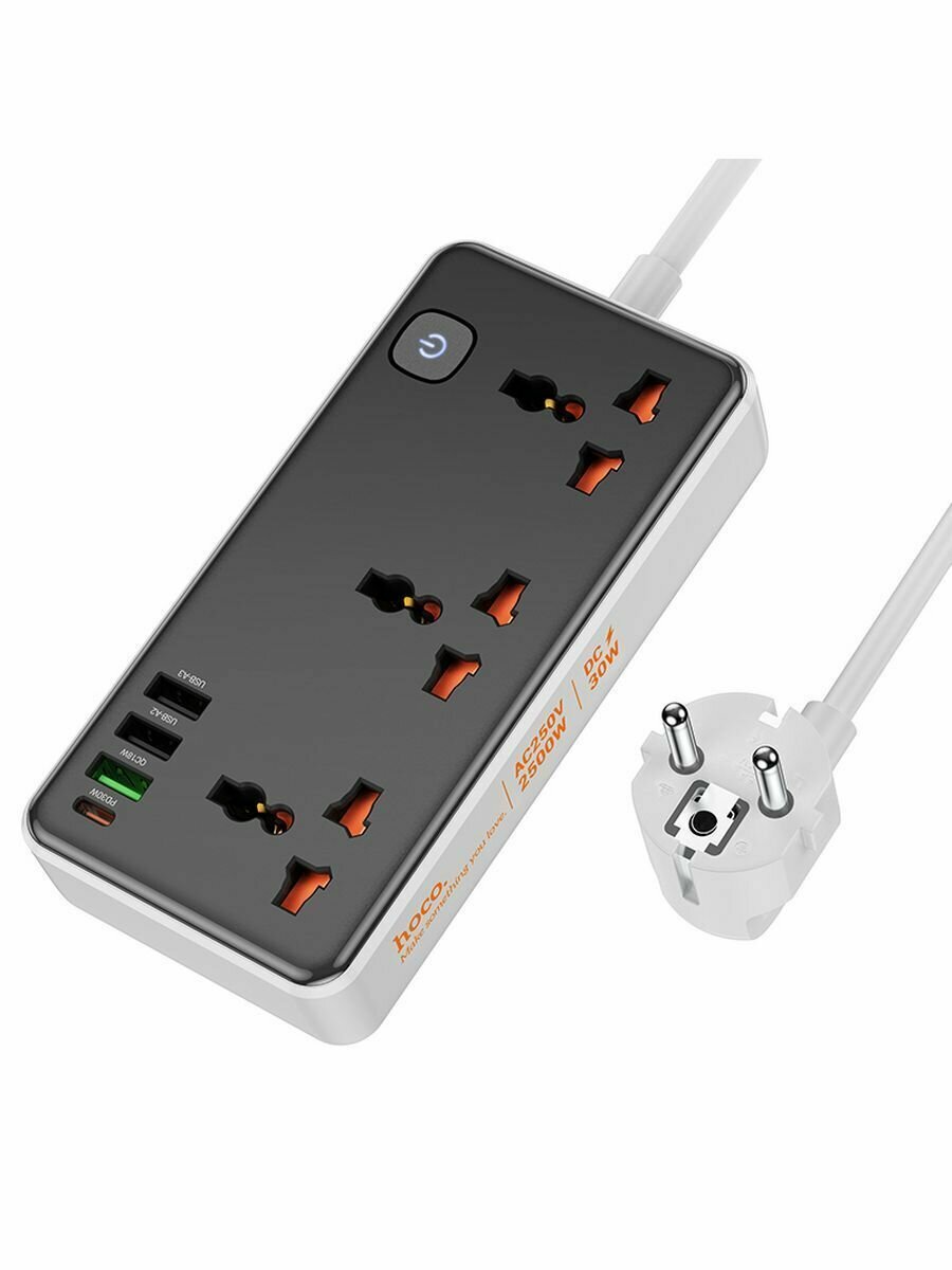 Мульти-функциональный сетевой фильтр с USB