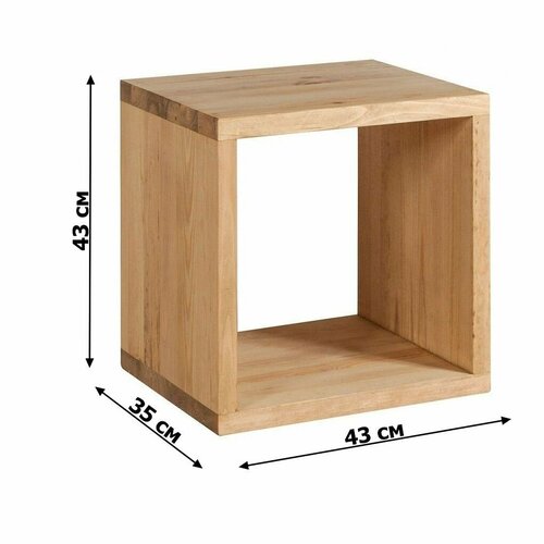 KCC1 Стеллаж куб 1 секция Прованс СтарениеВоск 43х35х43 см 5951₽