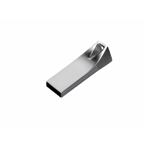 Компактная металлическая флешка с отверстием (64 Гб / GB USB 2.0 Серебристый mini6 udp чип Toshiba ognjv доступная цена)