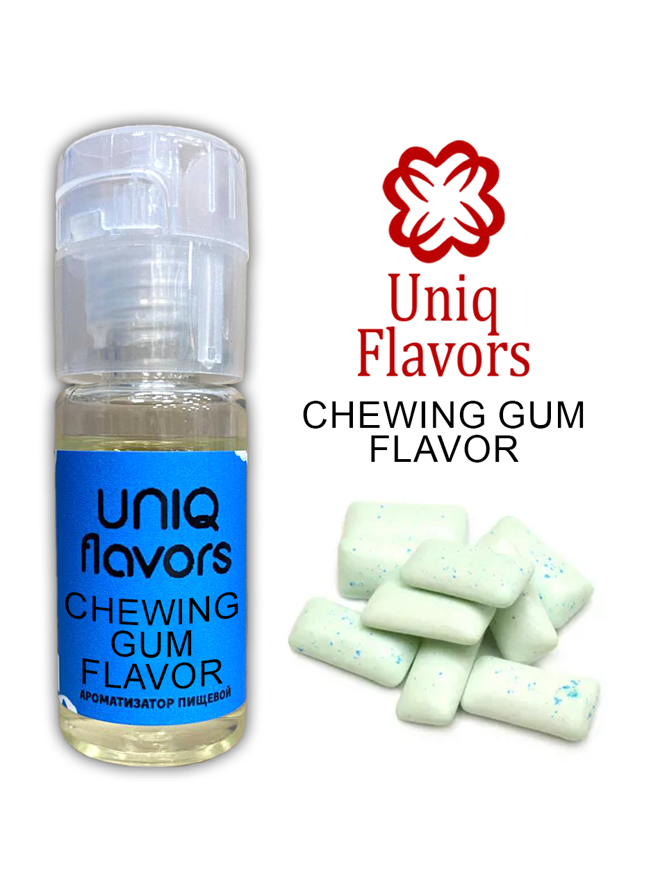 Ароматизатор пищевой Chewing Gum Flavor (Uniq Flavors)
