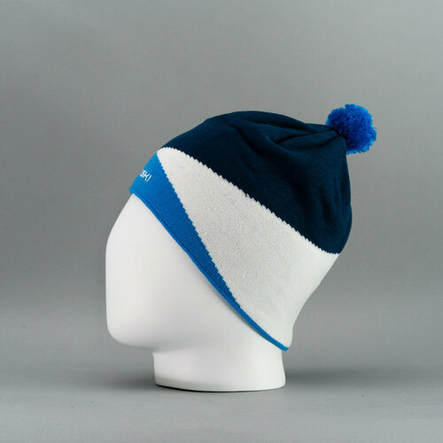 Шапка Nordski, размер OneSize, белый, голубой шапка nordski размер onesize черный голубой
