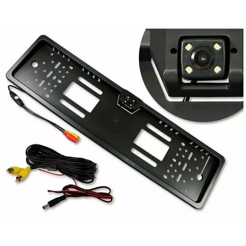 Камера заднего хода вида цветная с разметкой в рамке под гос номер 1399₽