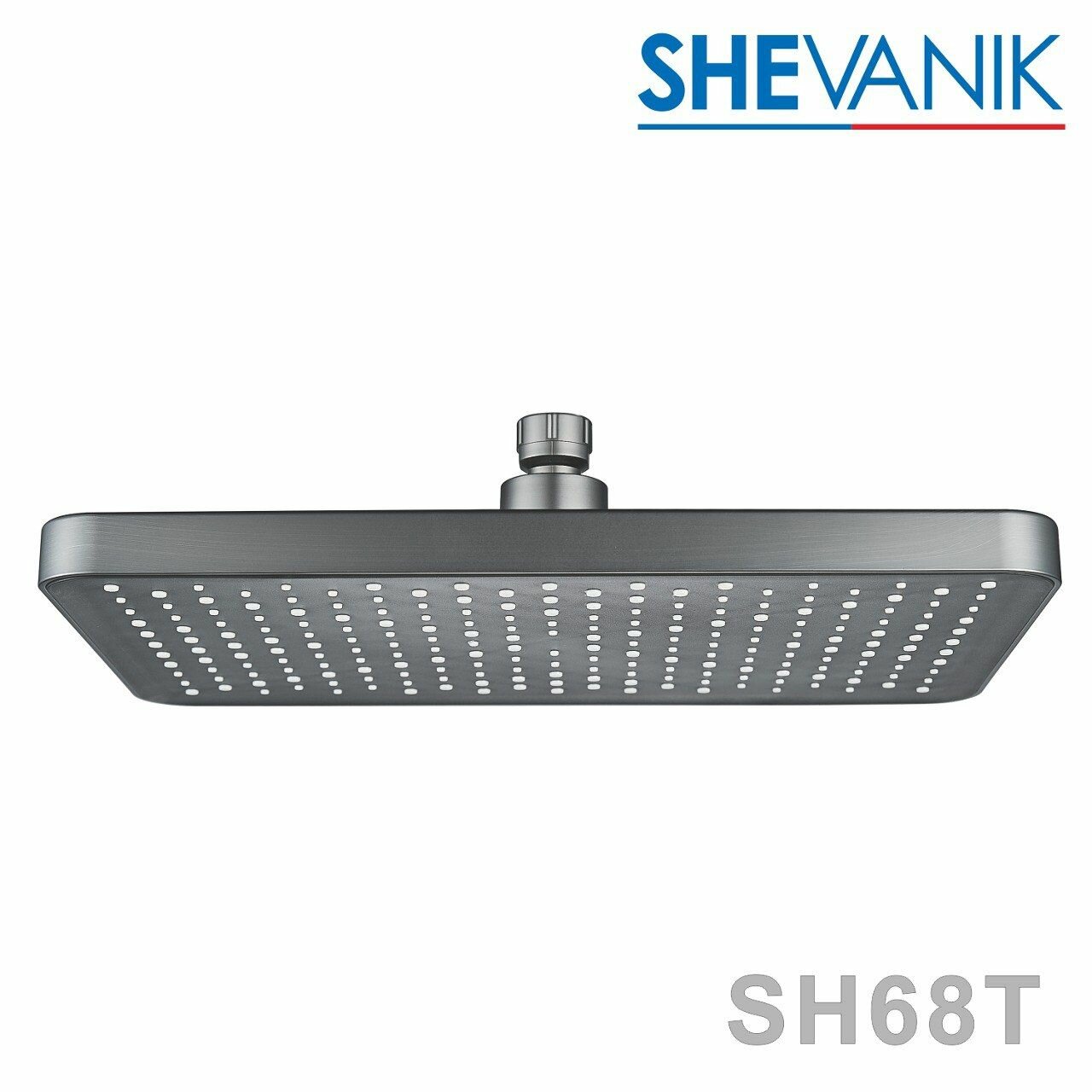 Лейка тропического душа Shevanik SH68T цвет оружейная сталь