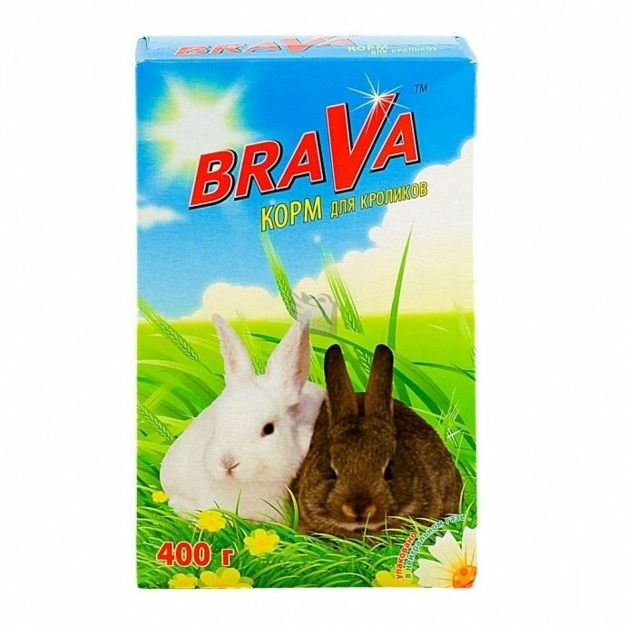 BraVa Корм сухой для кроликов, 400 г