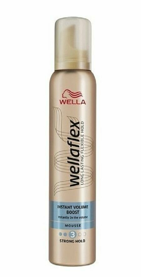 Wella Мусс для волос Wellaflex Instant Volume Boost/Мгновенный Объём-3, сильная фиксация