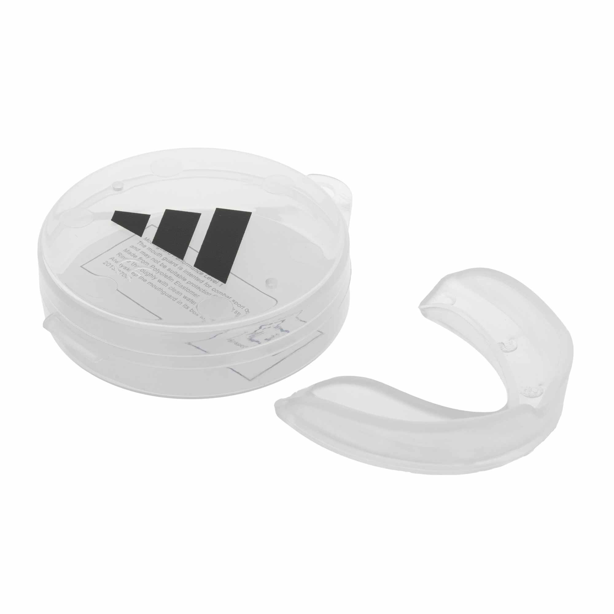 AdiBP09 Капа одночелюстная Single Mouth Guard прозрачная ( размер Senior) - Adidas