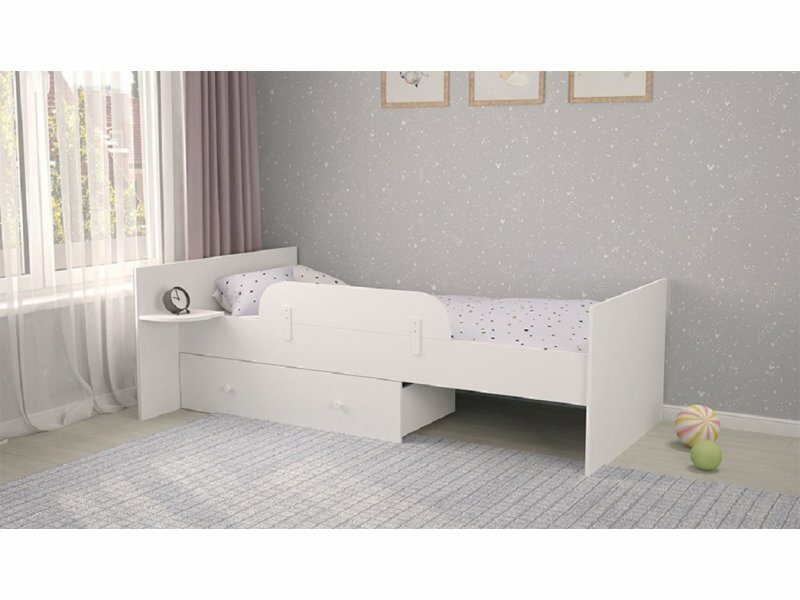 Набор деталей для подростковой кровати Polini kids French/Ameli 900, белый - фото №2