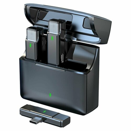 Беспроводной комплект из 2 микрофонов петличек Type-C Simple Fly CYA06-B-T 12690₽