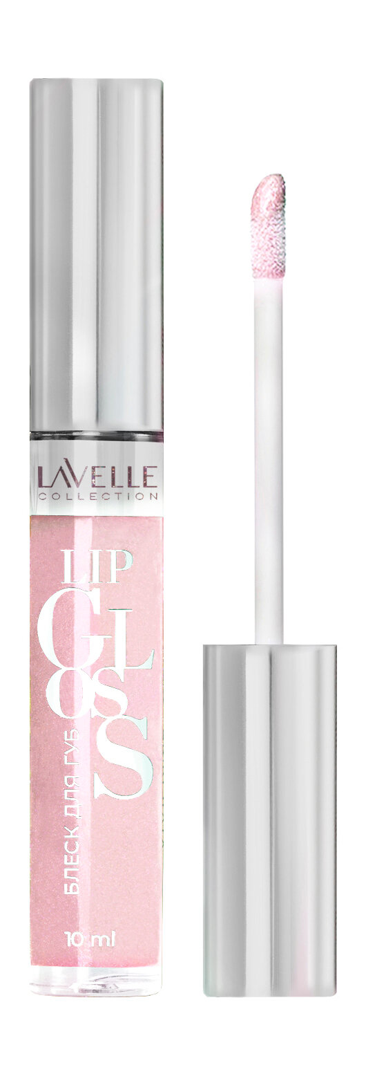 LAVELLE COLLECTION Блеск для губ Lip Gloss Silver, 10 мл, 59 розовый жемчуг