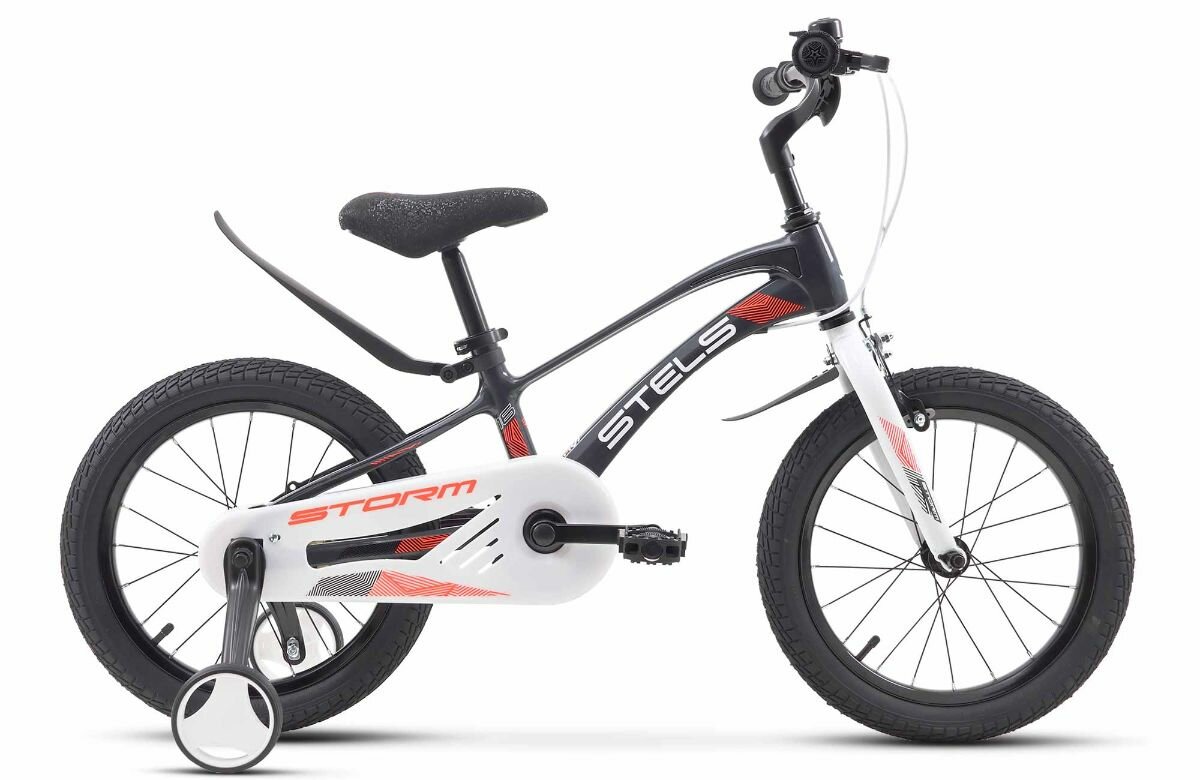 Детский велосипед STELS Storm KR 16" Z010 8.6" Серый