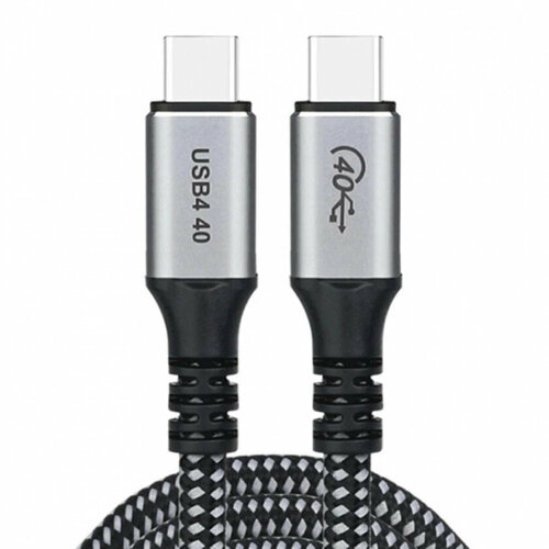 Кабель CHOETECH USB-C 4.0 Cable 240W PD 8k 60Hz 120 см. Black черный XCC-1040