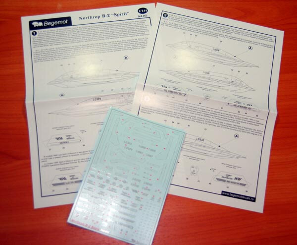 Деколь Нортроп В-2А, 1/444 — фото 1