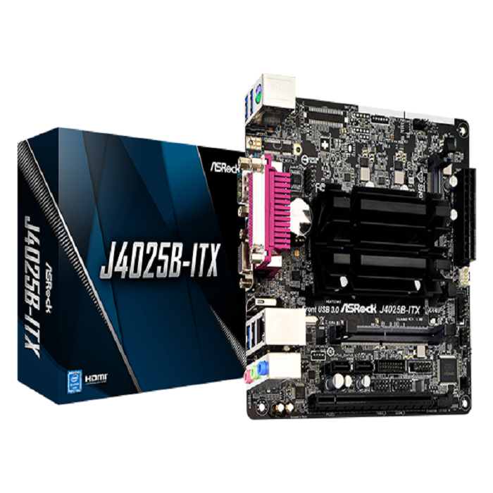 Материнская плата Asrock J4025B-ITX 2xDDR4