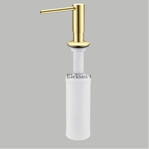 Встраиваемый дозатор для жидкого мыла 330 мл Матовое золото 3347₽