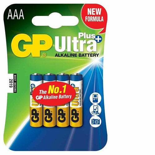 Батарейка GP LR03 BL4 (24AUP) UltraPlus krass ultraplus очиститель для пен ultraflex