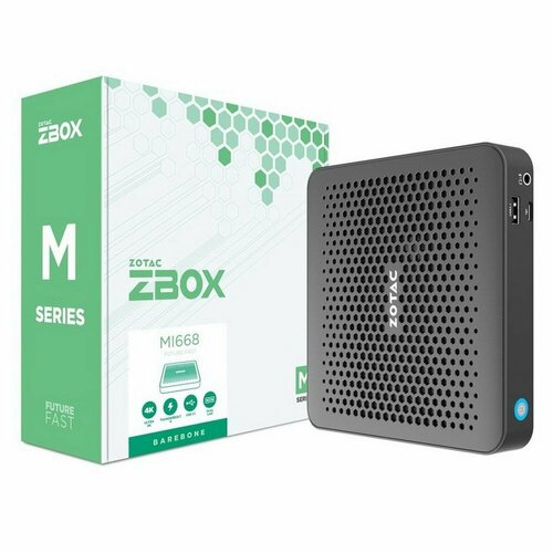 ZOTAC-ZBOX-MI668, Barebone, Intel i7-1360P,2x DDR5-5200/4800 SODIMM, M.2 SSD SLOT,2x GLAN, WIFI, BT USBDRV, DP/HDMI, EU+UK PLUG, active cooling