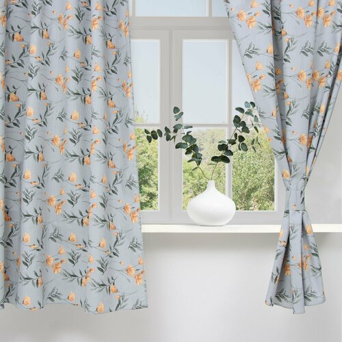 Комплект штор для кухни с подхватами Yellow poppies 4226₽