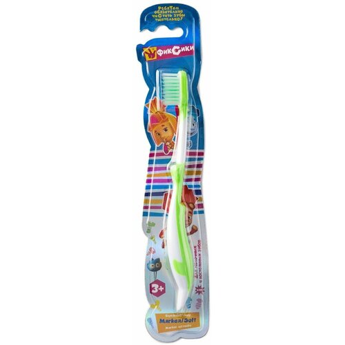 Щетка зубная ддетей Фиксики Веселый Дельфин мягкая 3 449₽