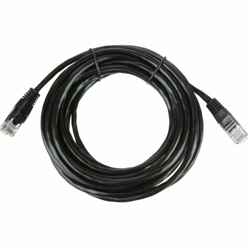 Патч-корд BigTech OPCC011 UTP CCA кат5e5млитоймногожильный черный 381₽