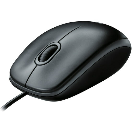 Мышь проводная Logitech M100 (910-005003), серый