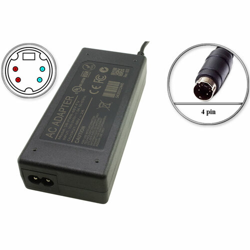 Адаптер блок питания 48V 2A 96W mini-DIN 4pin SB-PWR-48V-EU SB-PWR-48V-FV для Cisco WAP-361 WAP361-R-K9 WAP-581 и др 2080₽