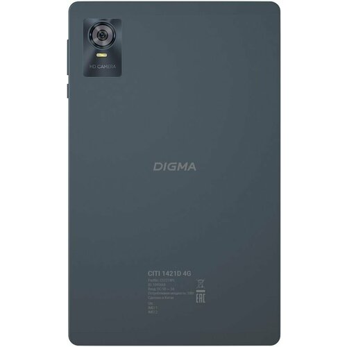 Планшет Digma CITI 1421D 4G 101 3ГБ 64GB 3G LTE Android 13 серый 1375000₽