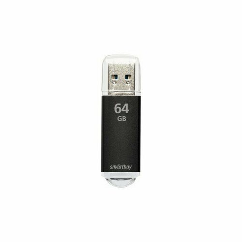 USB2.0 64Gb SmartBuy V-Cut Black
